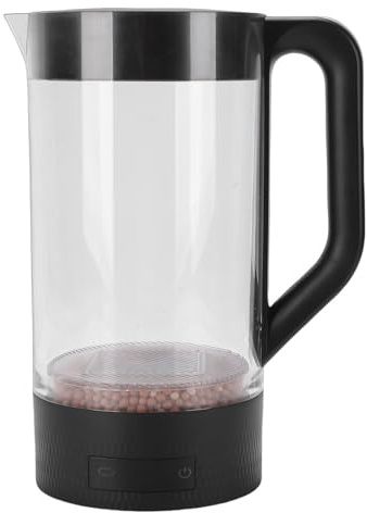 HELEVIA Jarra de Agua de Hidrógeno, Generador de Agua de Hidrógeno de 2 Litros con Tecnología Avanzada de Electrólisis, 2 Niveles de Concentración Ajustables, para Oficina en Casa y