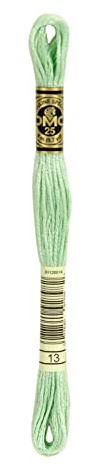 DMC 6-Strand Embroidery Cotton 8.7Yd-Medium Light Nile Green