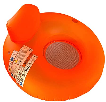 Best Sporting Wassersessel mit Rückenlehne, aufblasbar, gelb oder rot (rot)