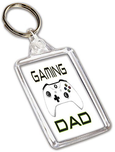 AK Giftshop Porte-clés sur le thème de la manette Xbox - Anniversaire - Fête des pères - Noël - Cadeau pour papa, Porte-clés., 50mmx35mm