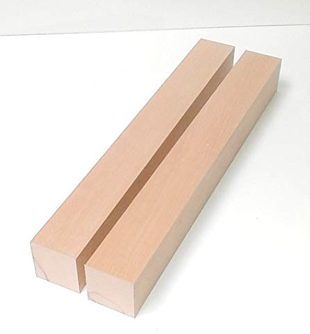 2 Tischfüße Kanthölzer Drechselholz Buche massiv. 6x6cm stark. Hobelware.100-1200mm lang. (60x60x900mm lang.)