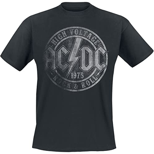 AC/DC T-Shirt High Voltage 1975 schwarz