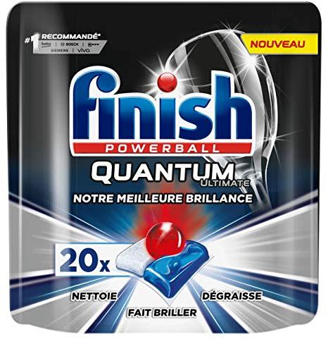 Finish Powerball Quantum Ultimate Spülmaschinentabs, 20 Tabs