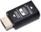 EVanlak HDMI-Emulator-Adapter (3. Generation), kompatibel mit Mac Thunderbolt auf HDMI-Switches/Extender/AV-Receiver/Video-Splitter 4 K, 3840 x 2160 bei 60 Hz-1er-Pack…