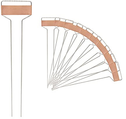ValueHall 10 Pezzi 10 Pollici Etichette per Piante in Metallo Riutilizzabile e Resistente Alle Intemperie Etichette per Palo da Giardino per Verdure Fiore Serra V7J01