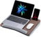 Vigo Wood Laptop Tray for Bed, Lap Desk for Laptop, Laptop Stand for Bed, Laptop Tray with Cushion, Portable Laptop lap tray for Home Office Fits up to 16'' Tablet and Phone Holder
