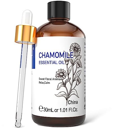 HIQILI Chamomile Essential Oils 30ML, 100% Natural Aromatherapy Oil for Face, Candle Making, Diffuser, Skin&Hair - 1 Fl Oz