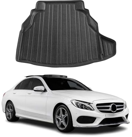 OMAC Kofferraumwanne für Mercedes C Klasse W205 Limo 2014-2021 TPE | Laderaumwanne, Kofferraummatte, Allwetter, fahrzeugspezifisches Produkt, wasserdicht