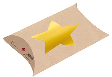 Susy Card 40049960 Geschenk-Faltbox Weihnachten Star, FSC, 5 Stück