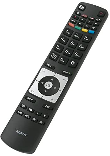 RC5117 Telecomando sostitutivo Adatta per HITACHI JVC Digihome BUSH POLAROID Finlux Celcus LUXOR Laurus Telefunken TVs
