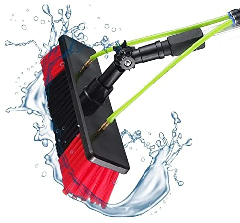 YQJY Perche Telescopique 5m-11m Nettoyez Les Panneaux Photovoltaïques Et Solaires Kit De Nettoyage des Tiges Télescopiques Vitres Camions, 6m/19.6ft