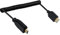 LOKEKE Câble mini HDMI vers micro HDMI 8K version 2.1, plaqué or micro HDMI vers mini HDMI mâle vers mâle, 8K @ 60Hz 4K @ 120Hz, eARC HDR10, compatible avec PS5 TV Switch Roku (Micro-Mini)