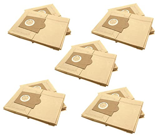 vhbw 50x Bolsa compatible con Bosch BSC 1000-1999 Pro Parquet, 1000-1999 ProParquet aspiradora - papel, 25 cm x 19 cm