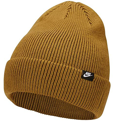 Nike Mütze Wintermütze Strickmütze Sportmütze Alltagsmütze Unisex Einheitsgröße Braun