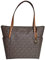 Michael Kors Damen Jet Set EW Top Zip Tote, Braun/Gepäck, Braun/Gepäck