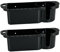 Hiumi 2 Packboot Caddy Organizer Marine Cup Halter Universal Fit für Bassboot Kajak Ponton Jon Boat Fishing Cabin Lagerung Aufbewahrung (2Pack-Black)