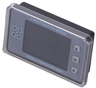 Battery Monitor, Voltmeter Coulometer Hall Sensor 485 and TTL Communication Port Safe Language 500V Color Switching for Boat (100A)