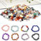 Rayong Edelsteinperlen 250 Stück Steinperlen Edelsteine mit Loch Edelstein Perlen zum Auffädeln Mix Halbedelsteine Perlen Natürliche Edelstein Perlen für DIY Armband Halskette Schmuck Herstellung