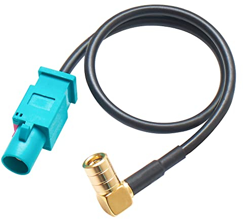 RED WOLF DAB Antenne Kabel Fakra auf SMB Verlängerungskabel RG174 Fakra Stecker zu SMB Buchse Antennenadapter 20cm