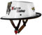Motorrad-Halbhelm Für Erwachsene, Persönlichkeit, Vintage-Halbhelm, Retro-Western-Cowboyhut-Helm, Offener Motorradhelm Für Erwachsene, Frauen, Männer, DOT-Geprüft F,XL(61-62cm)