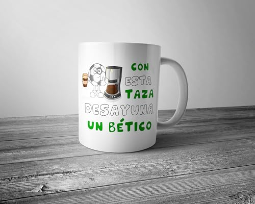 Taza Con esta taza desayuna un Bético del Real Betis