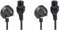 LINDY 30458 2 m Mains UK 3 Pin Plug to Hot Conditioned IEC C15 Power Cable Lead - Black (Pack of 2)