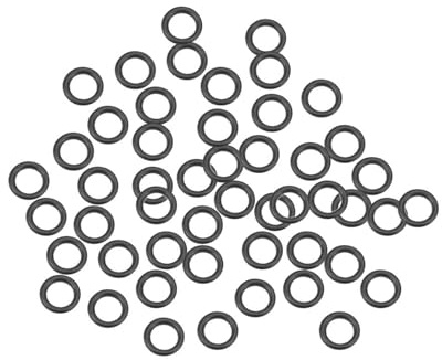 TA-VIGOR 50 Stück Nitrilkautschuk O-Ringe 6mm AD 4mm ID 1mm Dicke | Metrisches Dichtungssystem, für Schlauch, Armatur, Automobil und Sanitär, ölbeständig, zur Abdichtung und Reparatur