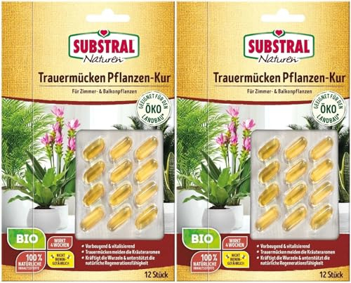 2 X 12ml Substral Naturen®Trauermücken Pflanzen-Kur