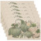 Banchif Herbst Platzsets 6er Set Erntedankfest Tischsets Abwaschbar Kürbisse Platzdeckchen Herbst Bankett Tischsets Abwaschbar rutschfest PVC Platzsets (45 x 30 cm)