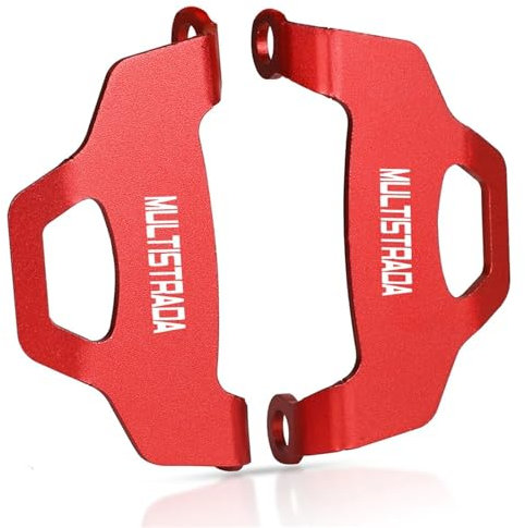 HUISÌ Adatto for Ducati Multistrada V4 Pikes Peak V4S Rally 2021-2022 2023 Accessori for moto Protezione della copertura della pinza del freno anteriore(Red)
