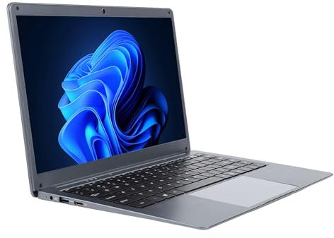 Laptop da 14,1 Pollici, DDR3 6GB SSD 128GB Computer Portatile Aziendale con Schermo Anti Luce Blu, per CPU Celeron N3350, Laptop da Ufficio con Schermo 1366x768 per 10 Pro