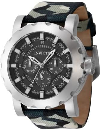 Invicta I-Force Edelstahl Herren Quarzuhrwerk - 46mm