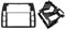 QASULER Auto Zentrale Instrumententafel CD Radio Panel Frontrahmen Pat B5 2001-2005 3B0858757 3B0858069 Radio-Armaturenbrett