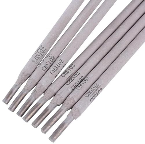 Purzen 1.0mm 10pcs, Électrodes de soudage en Acier Inoxydable Adapté pour Les soudures en Acier, chaudière, œuvres en Fer,