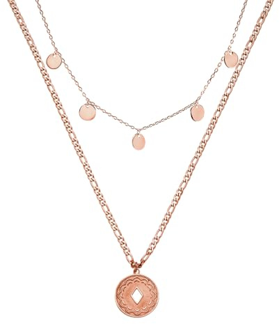 Purelei Kohala Ketten-Set – 2-teiliges Damen Layering Schmuckset mit Kalea Kette & Lolani Kette – Edelstahl, wasserfest, verstellbar 40–50 cm – Gold/Silber/Roségold – Hawaii-inspiriert