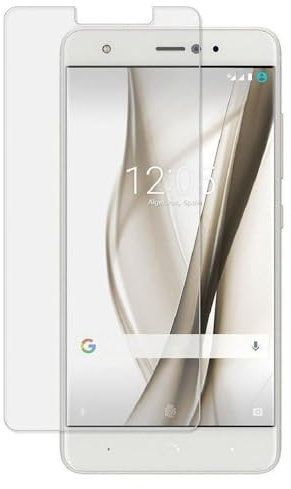 MovilCom Protector Cristal Templado BQ Aquaris X Cristal Protector 9H, Protector Pantalla Alta Resistencia a Golpes