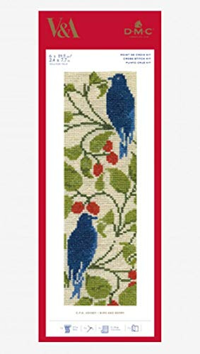 DMC Bird and Berry Bookmark Kit, Fabric, Various, BL1171/77