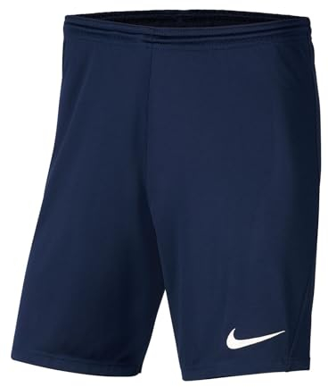 Nike Y Nk Dry Park III Short NB K Sport Shorts, Unisex niños, Midnight Navy/White, M