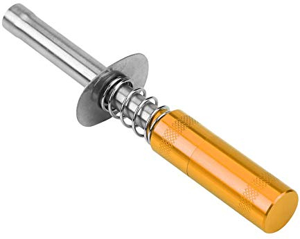 Drfeify RC-Glühkerze, Glühkerze für den Motor aus Aluminium, kompatibel mit Auto HSP 1/10 RC(Gold)