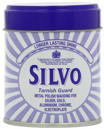 Silvo RB0125761 Wadding Tarnish Guard 75g Silver Polish Duraglit Metal Gold Chrome 995 999 Jewellery
