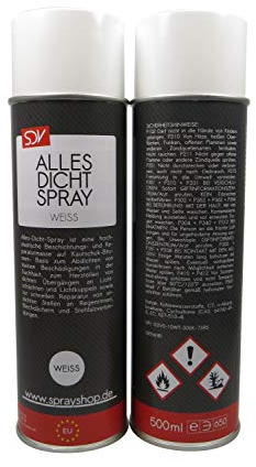 SDV Chemie Allesdichtspray weiss 1x 500ml Sprühdichtung Dichtungsspray Versiegelung