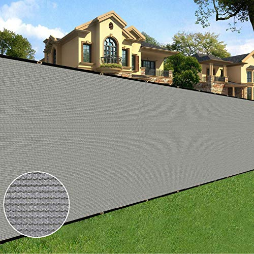 Sunnyglade Sichtschutzzaun, robust, für Wand, Garten, Hof, Hinterhof, 1,8 m x 15,2 m, Grau