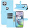Fertuo Coque pour Motorola Moto G 5G, Antichoc Portefeuille Étui Housse en Cuir à Rabat Flip Cover Case avec Silicone Bumper, Porte Carte, Béquille, Boucle Magnétique pour Motorola Moto G 5G, Bleu