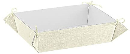 Vassoio in cartoncino Perlato per Bomboniere 285x190x80 mm