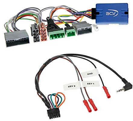 Lenkradfernbedienung Adapter Interface LFB Multi-Anschluss passend für Honda Civic VIII 2006-2012 ohne OEM Navigation kompatibel mit verschiedenen Autoradios