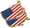 DECHOUS 2pcs Fridge Usa Flag Magnetic Flag American Flag Household Flag Magnetic Patriotic United States Map Decor Flag Refrigerator Metal