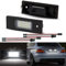 OZ-LAMPE LED Kennzeichenbeleuchtung für BM-W 1 Serie E87 E81 6 Serie E63 E64 Z4 E85 E86 Mini Cooper R55, Nummernschildbeleuchtung mit CAN-Bus, Kennzeichen LED 2 Stücke