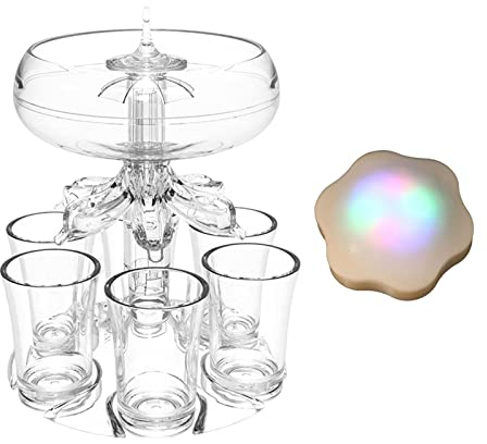Fulenyi Alcohol Acrílico | Bebidas Shot - Vino acrílico, Varios dispensadores Disparos, portavasos para Picnic, Festival, Familia