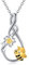 JERWLI Biene Halskette 925 Sterling Silber Biene Kette Anhänger Schmuck Geschenk für Damen und Mädchen