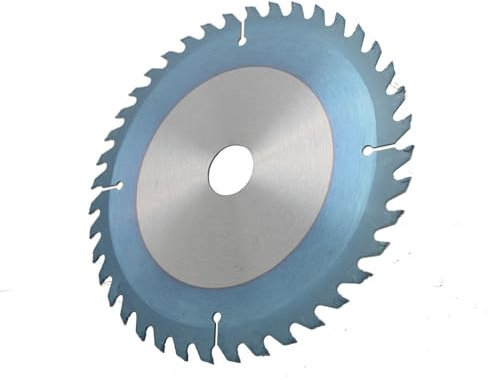 Petite lame de scie circulaire en acier à grande vitesse - Bleu - Lame à glace d'angle de gazéification - Convient pour le broyage et la gravure (255 mm x 28T)
